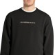 Replay Sweatshirt Crew Neck With Lettering Embroidery-Black Replay Sweatshirt Crew Neck With Lettering Embroidery-Black