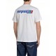 Replay T-Shirt With Logo Graphic-White Replay T-Shirt With Logo Graphic-White