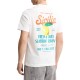 Replay T-Shirt Relaxed Fit With Sicily Print-Natural White