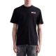 Replay T-Shirt Relaxed Fit With Fiji Print-Black