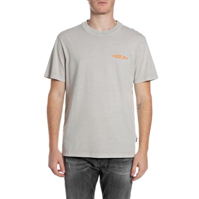 Replay T-Shirt Superior Standard-Pearl Grey