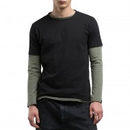 Replay T-Shirt Cotton Crew Neck-Black
