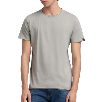 Replay T-Shirt Cotton Crew Neck-Grey