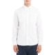 Replay Regular Fit Shirt In White Denim-White Replay Regular Fit Shirt In White Denim-White