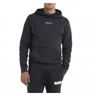 Replay Hooded Sweater With Logo-Black