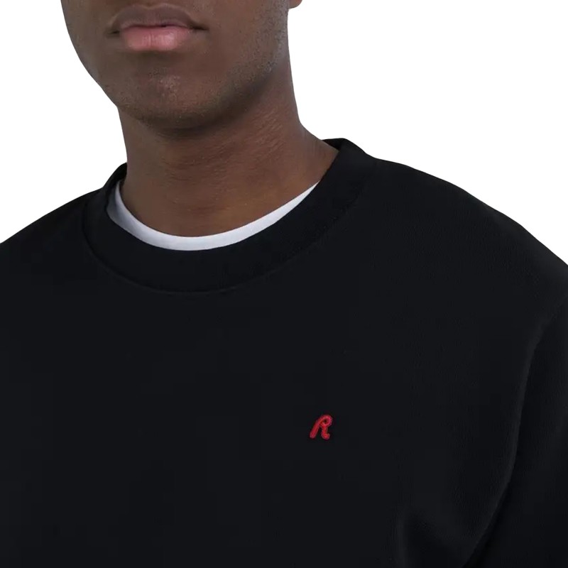 Replay Crewneck Sweatshirt-Black