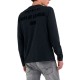 Replay Long Sleeved T-Shirt With Logo Lettering-Black Replay Long Sleeved T-Shirt With Logo Lettering-Black