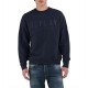 Replay Regular Fit Crew Neck Sweatshirt-Blue Replay Regular Fit Crew Neck Sweatshirt-Blue
