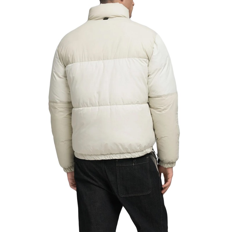 Replay Jacket Padded With High Collar-Snow White
