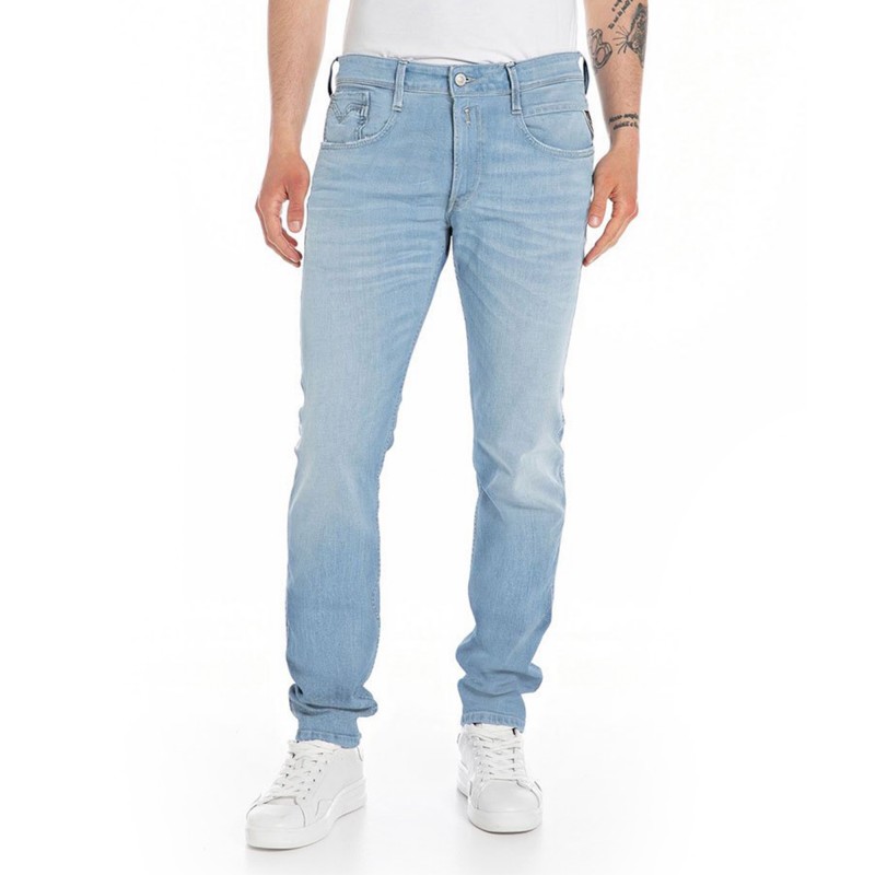 Replay Slim Fit Anbass Jeans-Light Blue