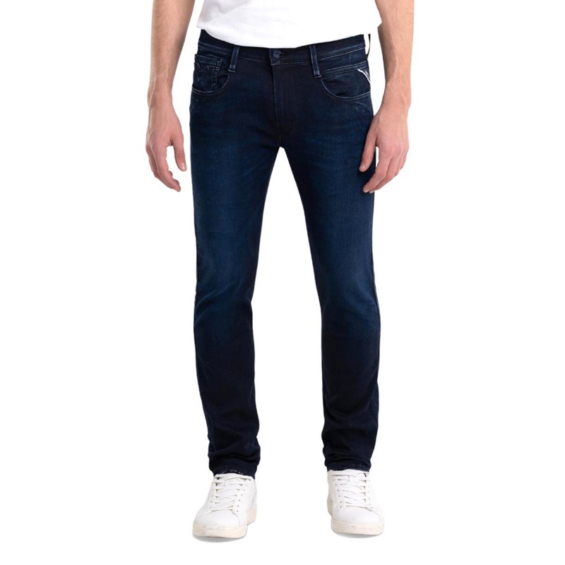 Replay Hyperflex Re-Used Anbass Jeans-Dark Blue