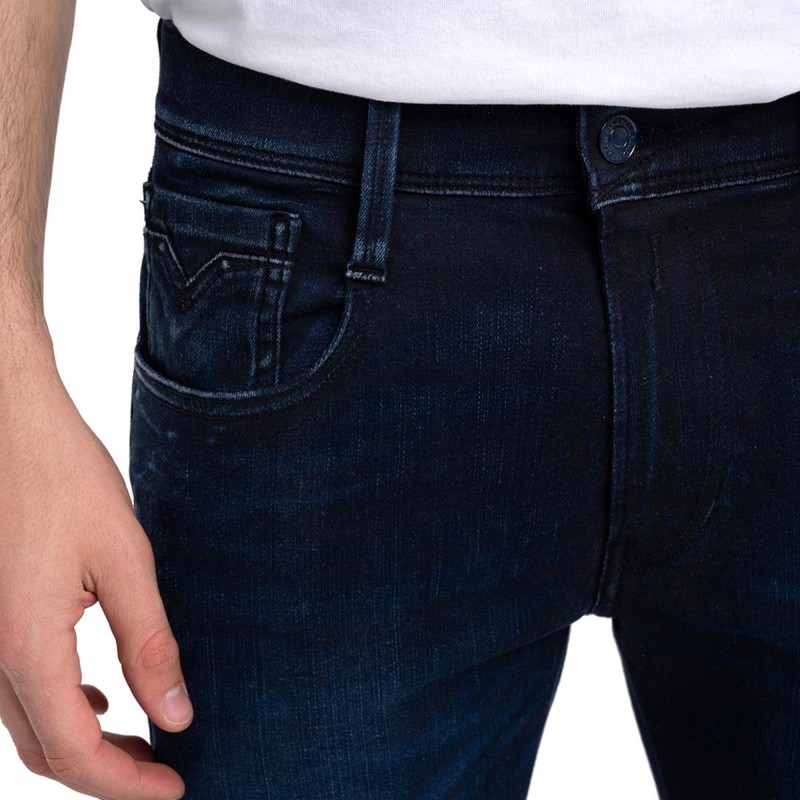 Replay Hyperflex Re-Used Anbass Jeans-Dark Blue