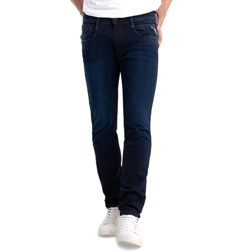 Replay Hyperflex Re-Used Anbass Jeans-Dark Blue