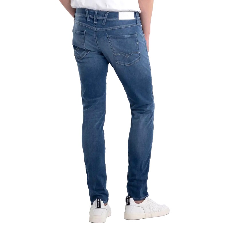 Replay Slim Fit Anbass Jeans-Medium Blue