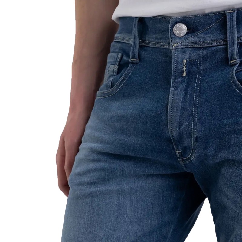 Replay Slim Fit Anbass Jeans-Medium Blue