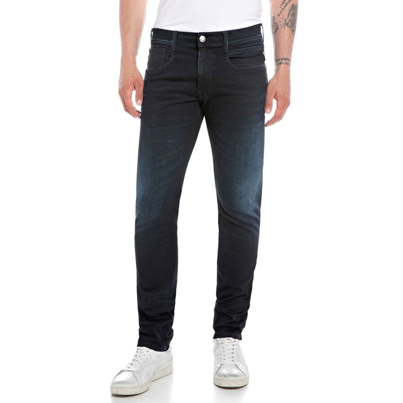 Replay Recycled 360 Hyperflex Jeans-Dark Blue Replay Recycled 360 Hyperflex Jeans-Dark Blue