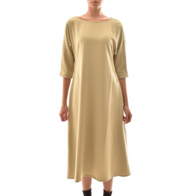 Lotus Eaters Open Neckline Straight Fit Dress-Pistachio