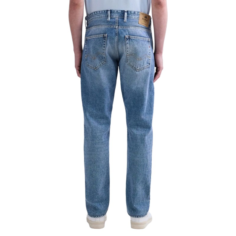 Replay Jeans Grover Straight Fit-Medium Blue