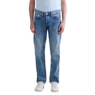 Replay Jeans Grover Straight Fit-Medium Blue