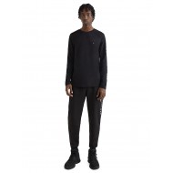 Tommy Hilfiger Blouse With Sleeve Signature Logo-Black