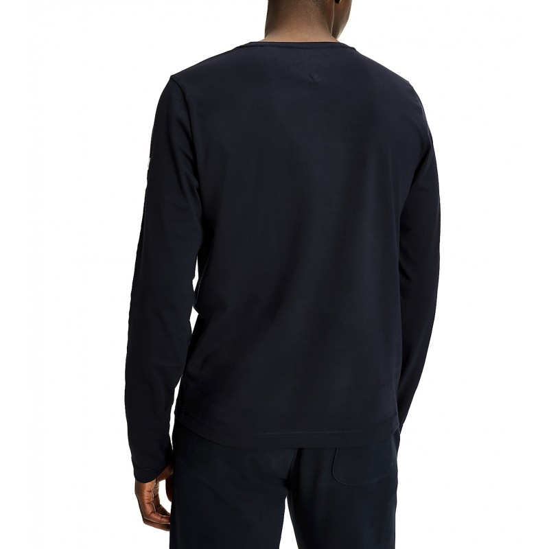 Tommy Hilfiger Blouse With Sleeve Signature Logo-Desert Sky Tommy Hilfiger Blouse With Sleeve Signature Logo-Desert Sky