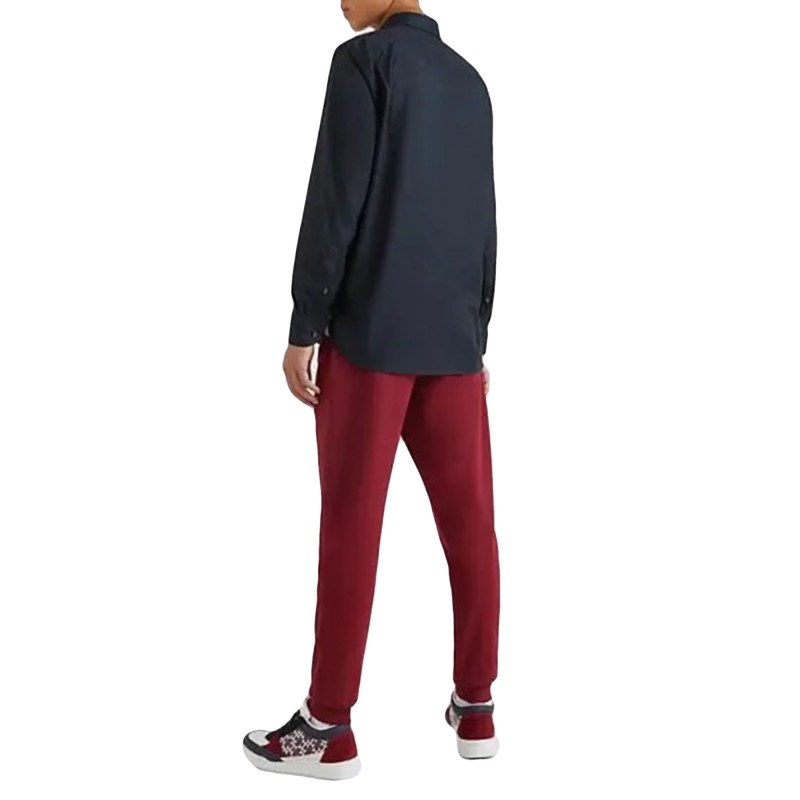 Tommy Hilfiger Core Flex Poplin Regular Fit Shirt-Black Tommy Hilfiger Core Flex Poplin Regular Fit Shirt-Black