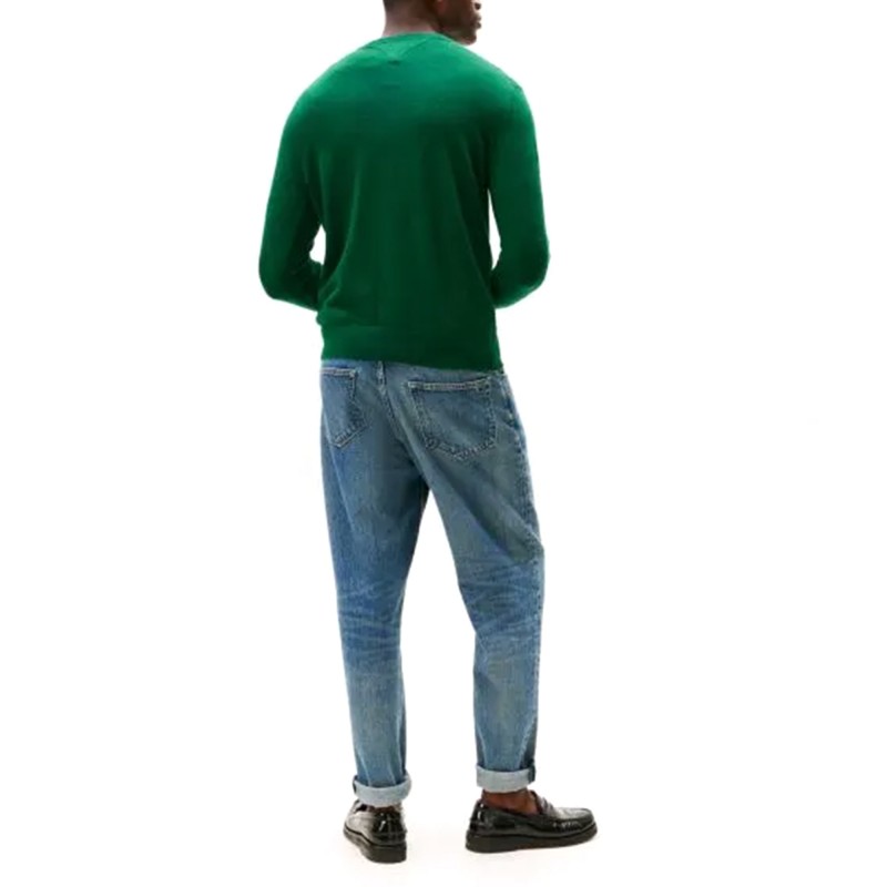 Tommy Hilfiger Sweater Cashmere Crew Neck Jumper-Ornamental Green Heather Tommy Hilfiger Sweater Cashmere Crew Neck Jumper-Ornamental Green Heather