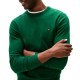 Tommy Hilfiger Sweater Cashmere Crew Neck Jumper-Ornamental Green Heather Tommy Hilfiger Sweater Cashmere Crew Neck Jumper-Ornamental Green Heather