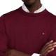 Tommy Hilfiger Sweater Cashmere Crew Neck Jumper-Burgundy Tommy Hilfiger Sweater Cashmere Crew Neck Jumper-Burgundy