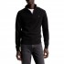 Tommy Hilfiger Pima Cashmere Zip-Neck Jumper-Black