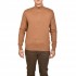 Tommy Hilfiger Pima Organic Cotton Cashmere Zip Mock-Christmas Chocolate