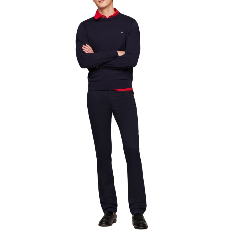 Tommy Hilfiger Trousers Core Bleecker Straight Fit 1985-Desert Sky