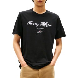 Tommy Hilfiger T-Shirt Embroidery Logo-Black