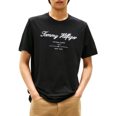 Tommy Hilfiger T-Shirt Embroidery Logo-Black