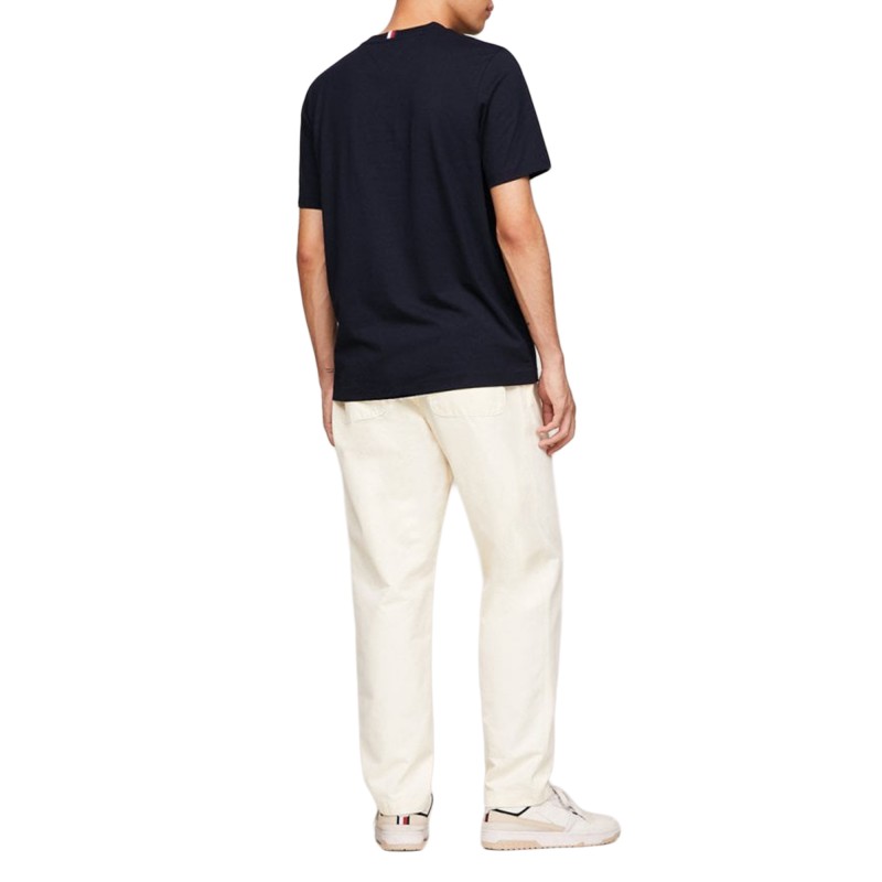 Tommy Hilfiger T-Shirt Script Logo-Desert Sky