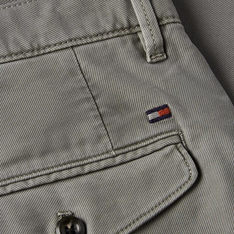 Tommy Hilfiger Chino Harlem Gabardine Trousers-Hydrogen Grey Tommy Hilfiger Chino Harlem Gabardine Trousers-Hydrogen Grey