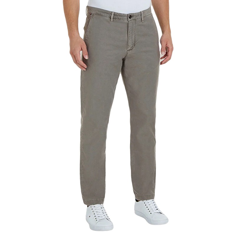 Tommy Hilfiger Chino Harlem Gabardine Trousers-Hydrogen Grey Tommy Hilfiger Chino Harlem Gabardine Trousers-Hydrogen Grey