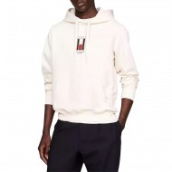 Tommy Hilfiger Vertical Flag Hoody-Ivory Petal