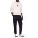 Tommy Hilfiger Vertical Flag Hoody-Ivory Petal Tommy Hilfiger Vertical Flag Hoody-Ivory Petal