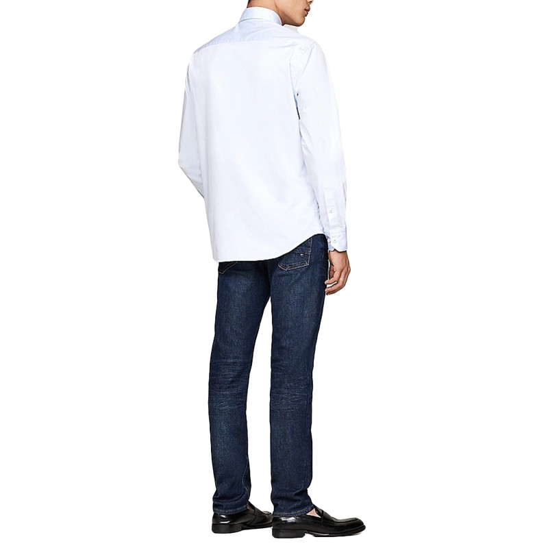 Tommy Hilfiger Lux Twill Shirt-Light Blue Tommy Hilfiger Lux Twill Shirt-Light Blue