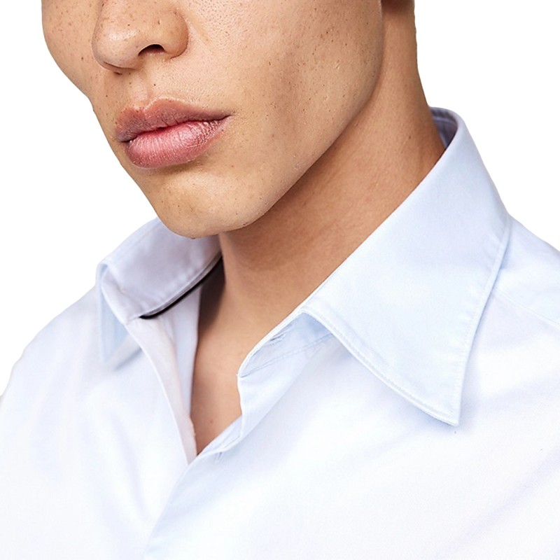 Tommy Hilfiger Lux Twill Shirt-Light Blue Tommy Hilfiger Lux Twill Shirt-Light Blue