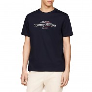 Tommy Hilfiger Interlock Icon Graphic T-Shirt-Desert Sky