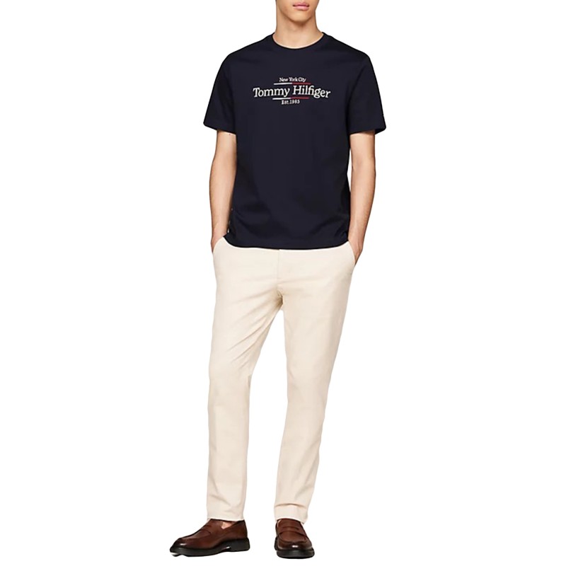 Tommy Hilfiger Interlock Icon Graphic T-Shirt-Desert Sky Tommy Hilfiger Interlock Icon Graphic T-Shirt-Desert Sky