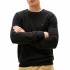 Tommy Hilfiger Jumper Crew Neck Textured Knit-Black