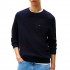 Tommy Hilfiger Jumper Crew Neck Textured Knit-Dark Blue