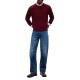 Tommy Hilfiger Jumper Crew Neck Textured Knit-Burgundy Tommy Hilfiger Jumper Crew Neck Textured Knit-Burgundy