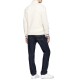 Tommy Hilfiger GS Wool Blend Zip Through Cardigan-Ivory