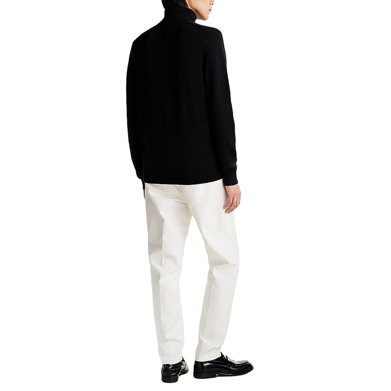 Tommy Hilfiger DC Festive Soft Wool Roll Neck-Black
