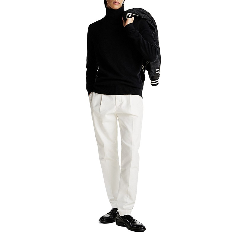Tommy Hilfiger DC Festive Soft Wool Roll Neck-Black