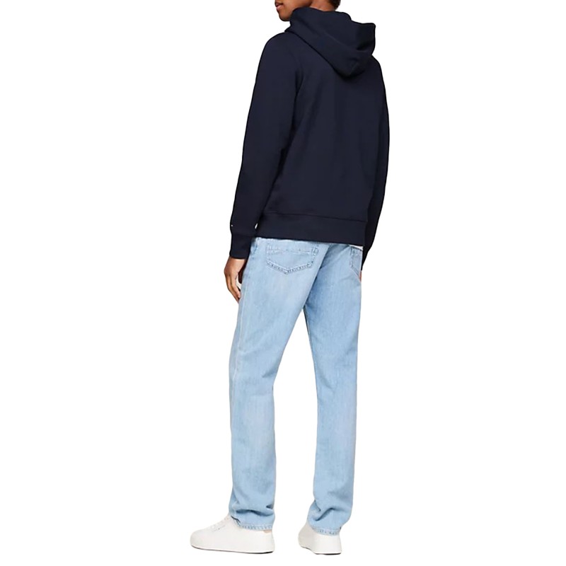 Tommy Hilfiger Grossgrain Flag Hoody-Desert Sky